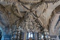 Sedlec ossuary interior Royalty Free Stock Photo