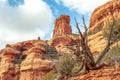 Red Rock Formation in Sedona, Arizona Royalty Free Stock Photo