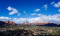 Sedona Arizona Desert Landscape Panorama Royalty Free Stock Photo