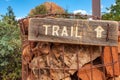 Sedona, Arizona Red Rocks Trail Marker