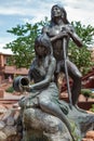 SEDONA, ARIZONA/USA - JULY 30 : Statue of native indians in Sedona on July 30, 2011