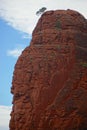 Sedona, Arizona, USA: Red sandstone formations shine with brilliant color