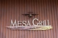 Sign for Mesa Grill restaurant