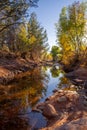 Sedona Creek with Fall Colors