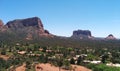 Sedona landscape with peaks and plateaus Royalty Free Stock Photo