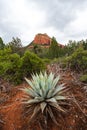 Sedona is a red rock city in Arizona, United States of America, red sandstone formations, travel USA, tourism, beautiful landscape Royalty Free Stock Photo