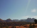 Sedona Red Rocks From Top Of Airport Road Royalty Free Stock Photo