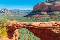 Sedona's famous Devils's Bridge, Arizona. Scenic view panoramic landscape in Sedona, Arizona, USA. Royalty Free Stock Photo