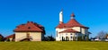 Modernistic Sanctuary of the Divine Mercy church and clergy house in Sedziszow of Podkarpacie region in Lesser Poland