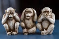 See no evil, hear no evil, speak, no evil