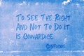 See the right Confucius