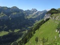 Seealpsee, Appenzell. View fron the Ebenalp plateau