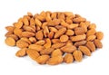 Seed of almonds nuts Royalty Free Stock Photo