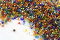 Seed beads Royalty Free Stock Photo