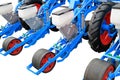 Seed drill. Precision sowing machine Royalty Free Stock Photo