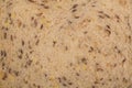 Seeded bread background