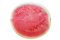 Seedless Watermelon Half Top View Royalty Free Stock Photo
