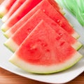 Seedless watermelon Royalty Free Stock Photo