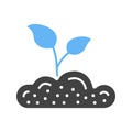 Seedling icon vector image.