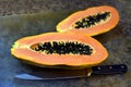 Seeds Inside Papaya