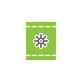 Seeds packet icon vector