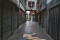 Seedy alley London Soho