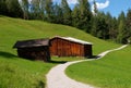 Seefeld Huts Royalty Free Stock Photo