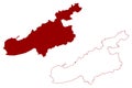 Seeland District (Switzerland, Swiss Confederation, Canton of Bern or Berne)