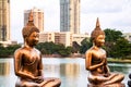 Seema Malaka temple on Beira Lake. Colombo