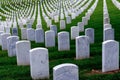 Gravestones in Fort Rosecrans Military Cemetery