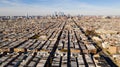 Seemingly Endless Rows of Houses Outside Downtown in South Philadelphia