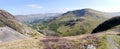 Panoramic looking to Birkhouse Moor, Lake District Royalty Free Stock Photo