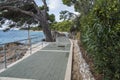 Seepromenade in Brela an der Makarska Riviera,Dalmatien,Adria,Kroatien