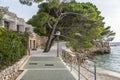 Seepromenade in Brela an der Makarska Riviera,Dalmatien,Adria,Kroatien