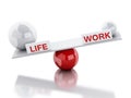 Seesaw balance life and work