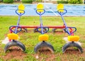 Seesaw Kids playground Royalty Free Stock Photo