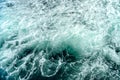 Seething atlantic sea water with foam Cape Cod Royalty Free Stock Photo