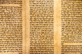 A Sefer Torah or `Torah scroll` is a handwritten copy of the Torah