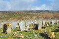 Sefid Chah ancient cemetery, Mazandaran, Iran Royalty Free Stock Photo