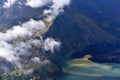 Segara Anak Lake on Mount Rinjani Crater Royalty Free Stock Photo