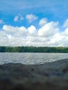 Segaran lake on a sunny day