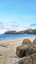 The seger beach in Lombok Royalty Free Stock Photo