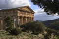 Segesta Greek temple Royalty Free Stock Photo