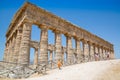 SEGESTA GREEK TEMPLE Royalty Free Stock Photo