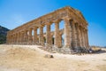 SEGESTA GREEK TEMPLE Royalty Free Stock Photo