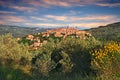 Seggiano, Grosseto, Tuscany, Italy: landscape of the countryside Royalty Free Stock Photo