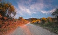 Seggiano, Grosseto, Tuscany, Italy: landscape of the Monte Amiata Royalty Free Stock Photo