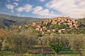 Seggiano, Grosseto, Tuscany, Italy: landscape Royalty Free Stock Photo