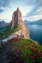 Segla Peak Northern Norway Royalty Free Stock Photo