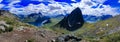 Segla peak view from Hesten Peak Royalty Free Stock Photo